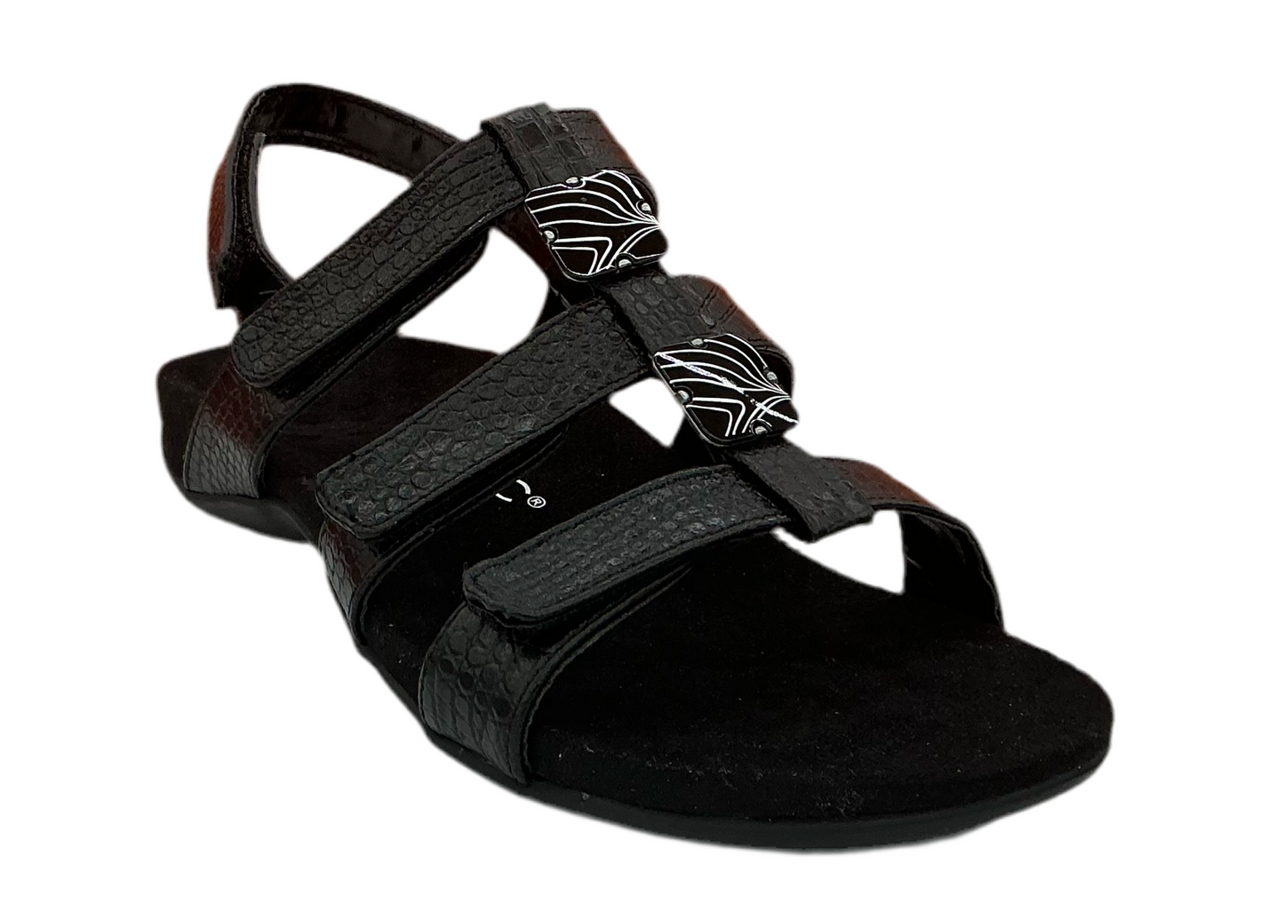 VIONIC AMBER,BLK,LEA