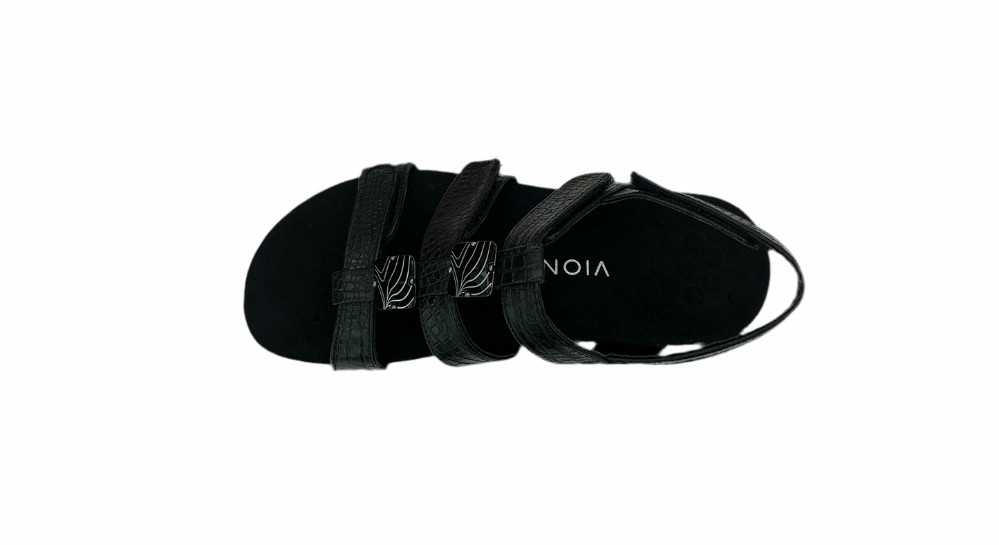 VIONIC AMBER,BLK,LEA