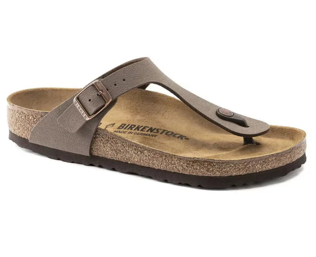 birkenstock gizeh birkibuc thong sandals in regular fit with adjustable strap and toe post for women