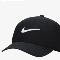 Black Nike Kids Club Cap – adjustable youth hat with white Swoosh logo, perfect for boys and girls in Florida, Georgia, and Southeast USA