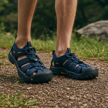 Keen sandals for hiking, travel, and water – rugged outdoor comfort at Fitnshoes.