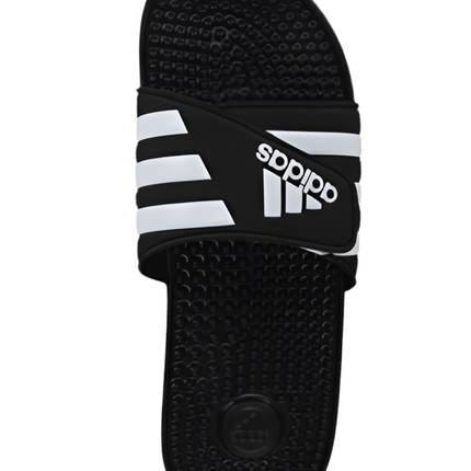Close-up of Adidas Adissage Slide Sandals footbed

