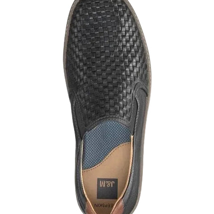 JOHNSTON &MURPHY MCGUFFEY WOVEN SLIP-ON JOHNSTON & MURPHY 