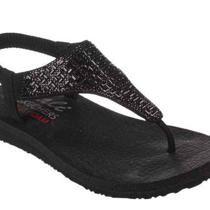 Close-up of Skechers Meditation-Sweet Rock footbed with arch fit support