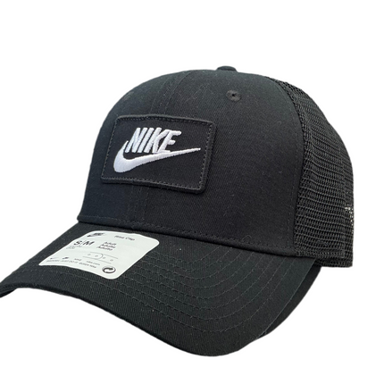 Front view of NIKE RISE CAP FUTURA in black