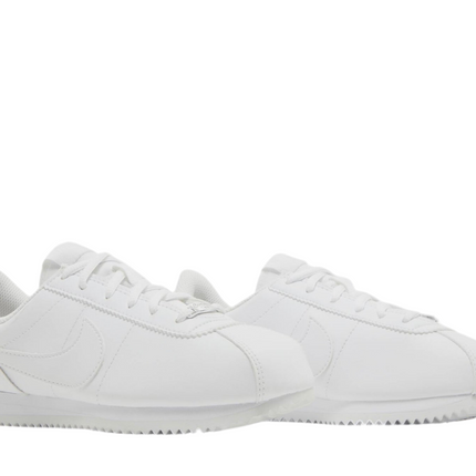 Close-up of Nike Cortez GS wide toe box design