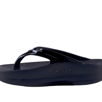 OOFOS OOMEGA THONG- BLACK