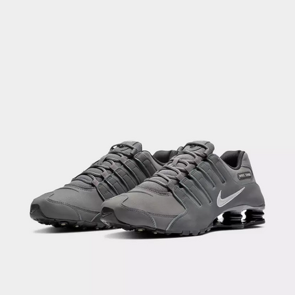 Nike Shox NZ Shoes Dark Grey Metallic Iron Ore 378341-059 Men's NEW