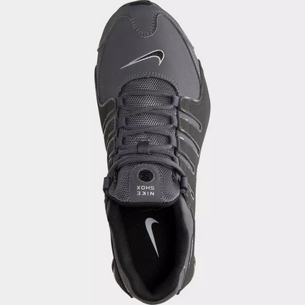 Nike Shox NZ Shoes Dark Grey Metallic Iron Ore 378341-059 Men's NEW