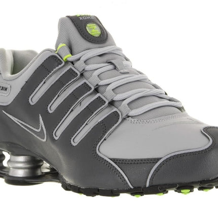 Nike Shox NZ Men's Shoes Dark Wolf Grey Volt  378341 009