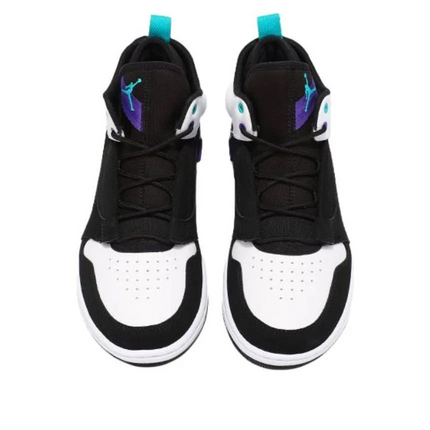 NIKE AIR JORDAN FADEAWAY BLACK-TURBO GREEN-WHITE [AO1329-035]