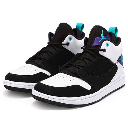 NIKE AIR JORDAN FADEAWAY BLACK-TURBO GREEN-WHITE [AO1329-035]
