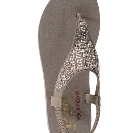 Full shot of Skechers Meditation-Sweet Rock sandals with comfortable fit

