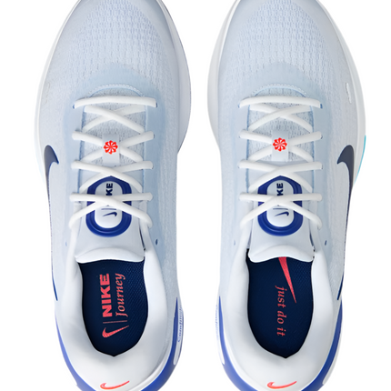 Close-up of Nike Journey Run shoes showcasing responsive cushioning

