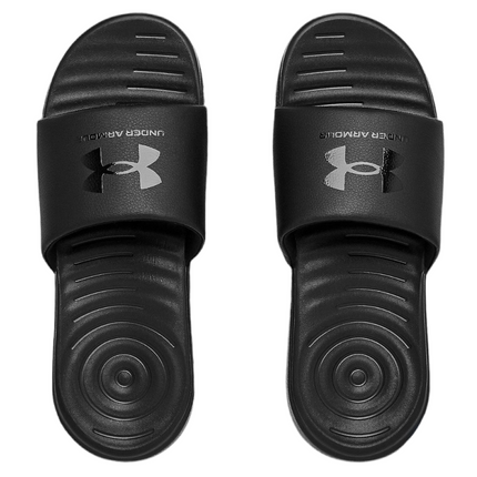 UA M Ansa Fix SL slides showing EVA footbed for comfort

