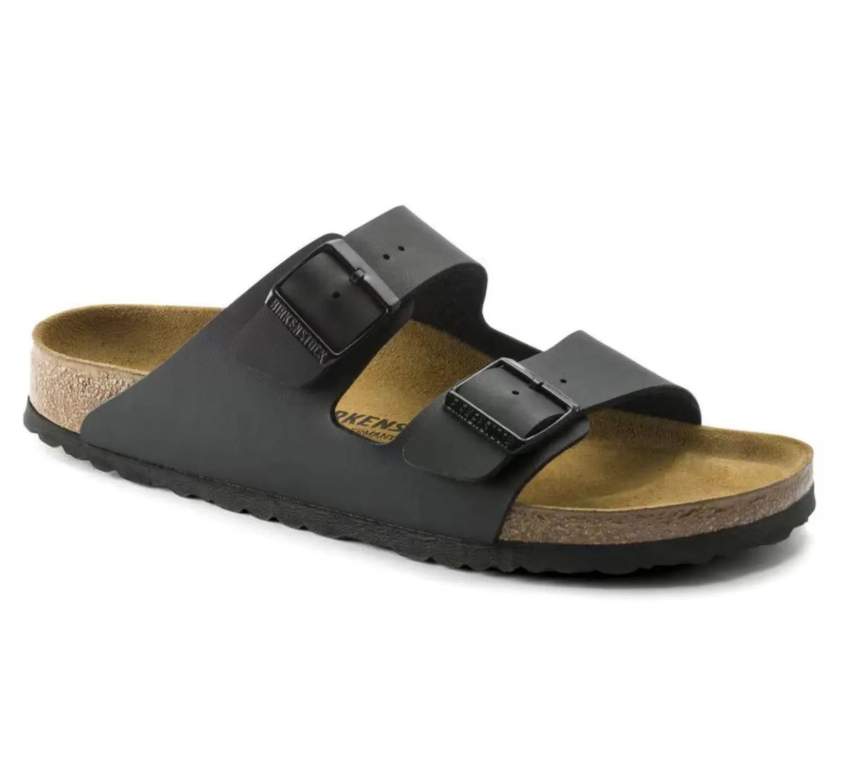 Birkenstock Men\'s Arizona Birko-Flor Vegan Sandals. Arizona Platform | Vegan | Birko-Flor | Black – Birkenstock  main image 2