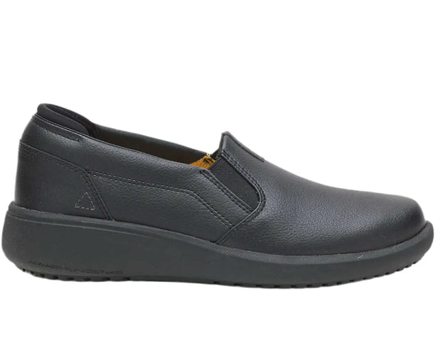 cat prorush sr+ slip on women's work shoes with slip-resistant outsole and lightweight build