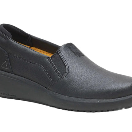 side view of caterpillar women’s slip on shoes designed for service and healthcare professionals