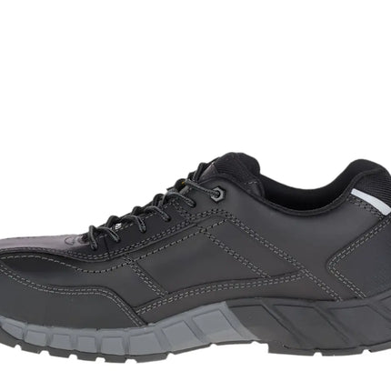 caterpillar streamline 2.0 work shoe shown from rear angle with padded heel support

