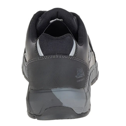 caterpillar sneakers style work shoes with lace-up closure and ergonomic footbed

