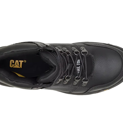 caterpillar work boots designed for men with breathable lining and durable construction