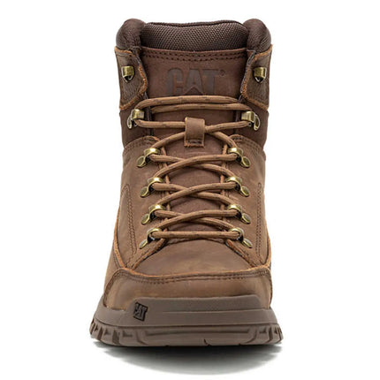 cat waterproof boots shown on outdoor terrain with durable sole and padded ankle support