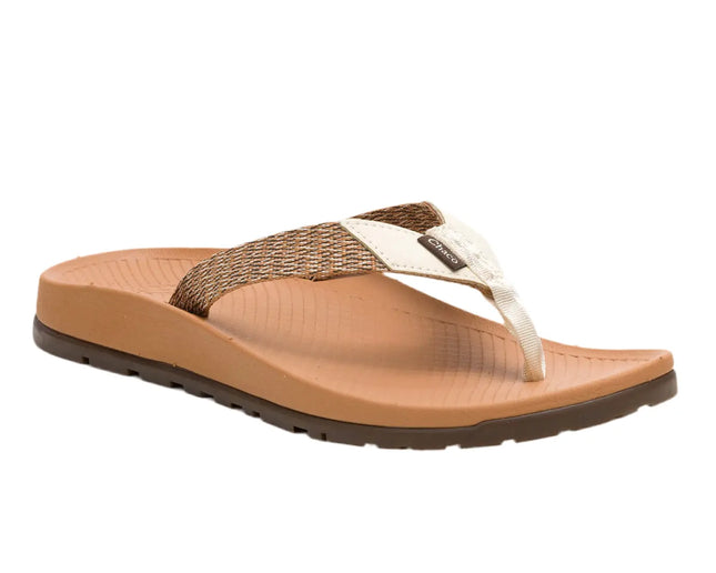 chaco lowdown flip W women's flip flops with arch support and lightweight EVA midsole