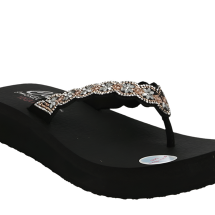 Skechers Vinyasa Happy Spring sandals side view

