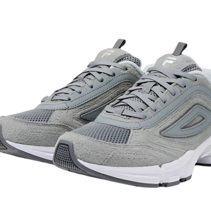 fila running shoes with street-style backdrop 