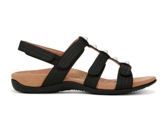 VIONIC AMBER PEARL, BLK, SYN - Best Arch Support Sandals in Kissimmee & Orlando, FL