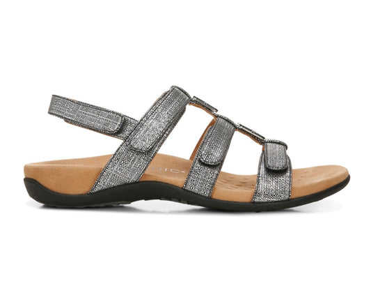 VIONIC AMBER BLKMET - Best Arch Support Sandals in Kissimmee & Orlando, FL