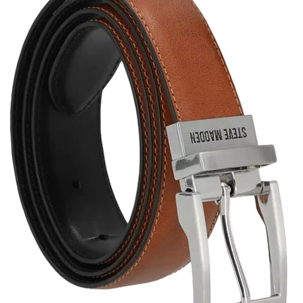 STEVE MADDEN STITCH REVERSIBLE REVERSIBLE MEN’S BELT Fit N SHOES by A&M Footwear  