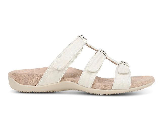 VIONIC AMBER SLIDE,WHT,SYN - Best Arch Support Sandals in Kissimmee & Orlando, FL