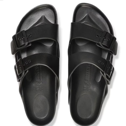 top view of birkenstock lightweight sandals made from quick-dry EVA material, ideal for pool or gym use

