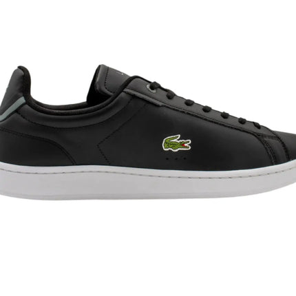 lacoste carnaby pro bl23 black leather sneakers photographed in Orlando’s downtown fashion district

