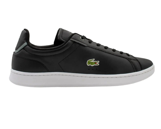 lacoste carnaby pro bl23 black leather sneakers photographed in Orlando’s downtown fashion district

