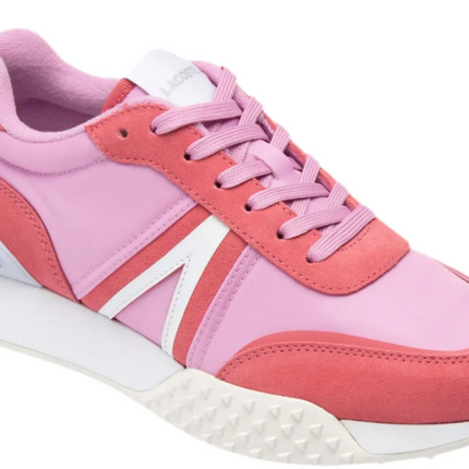 lacoste l spin deluxe women's edition paired with athleisure wear during a casual walk in Charleston, South Carolina