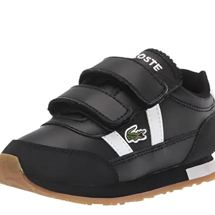 lacoste partner retro sneakers styled with jeans and polo shirt for casual city look