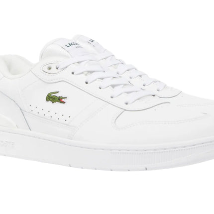 lacoste t clip leather shoes styled with shorts on sunny boardwalk in Tampa, Florida