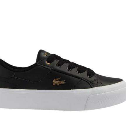 lacoste ziane platform leather sneakers styled with a midi dress on Orlando’s downtown streets
