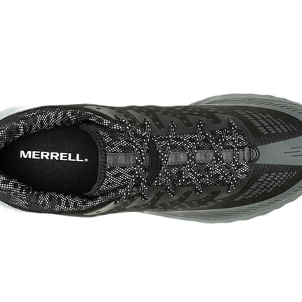 Top-down shot of Merrell trail runners in Columbia, SC