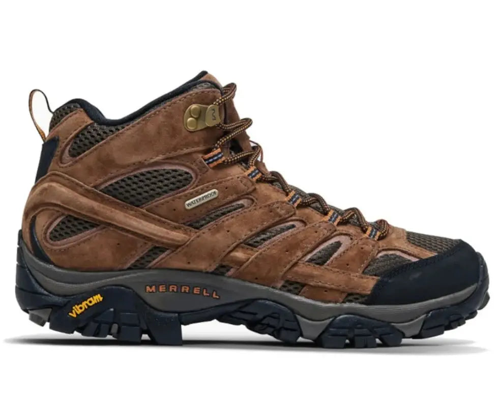 Merrell Moab 2 Mid SelectDry Hiking Boots Mens 10 Wide Brown J09523W Merrell Moab 2 Waterproof Hiking Mid Boots Brown Men main image 3