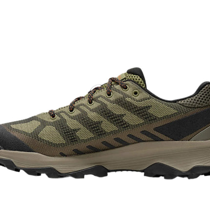 Side view of sustainable Merrell shoes in Savannah, GA