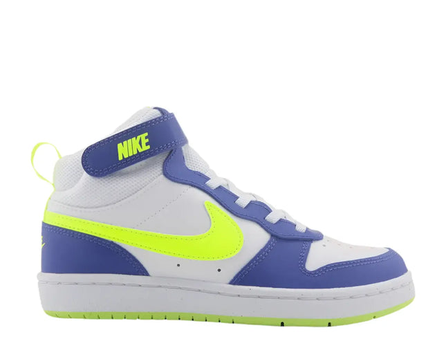 Nike Court Borough Mid 2 youth sneakers styled with joggers

