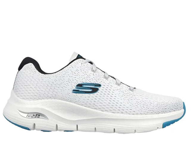 Skechers Arch Fit-Takar shoes in black and blue

