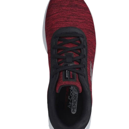 Lifestyle image of Skechers Vapor Foam-Pursual with gym gear

