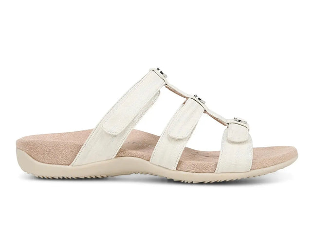 Vionic Amber white slide sandals in Orlando FL