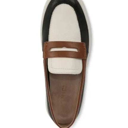Tonal black multi leather loafers in Clermont FL
